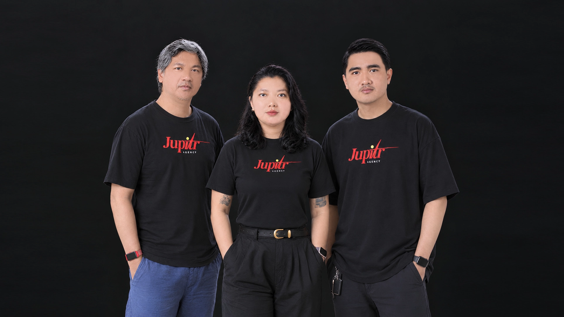 The Jupitr team: Agung, Ratri and Andre